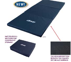 Tri-Fold Bedside Fall Mat